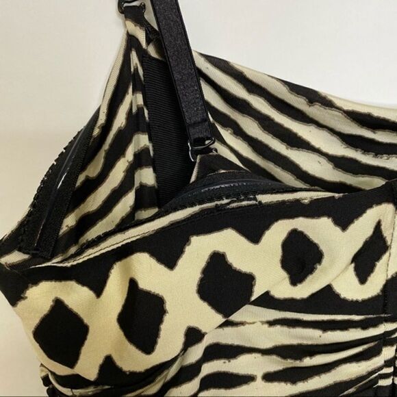 Anthropologie Tracy Reese Strapless Printed Midi Dress Size 8 - Picture 9 of 15